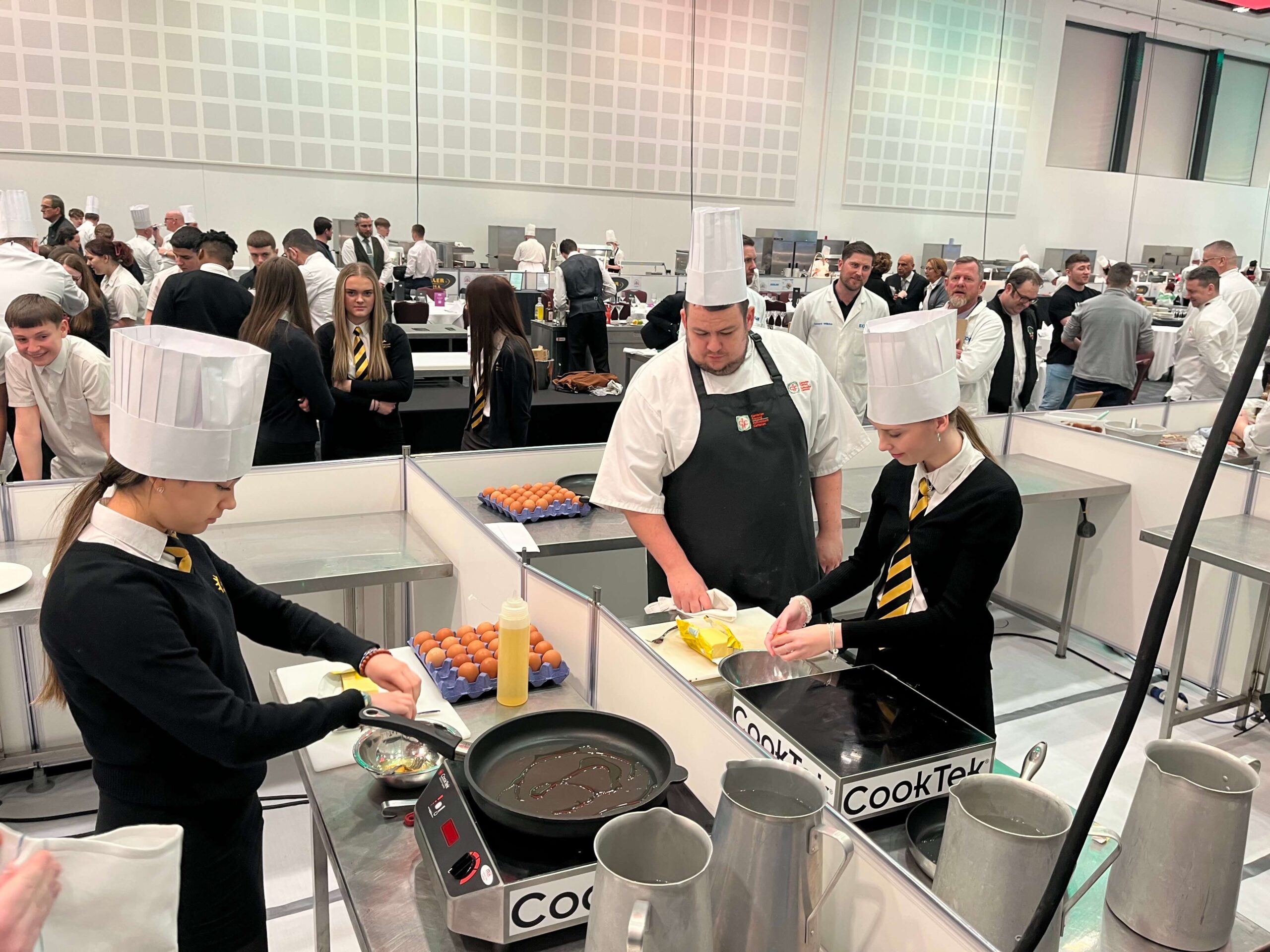 Pupils get a taste of careers in the food and drink sector at the Welsh International Culinary Championships